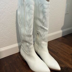 White Cowboy Boots